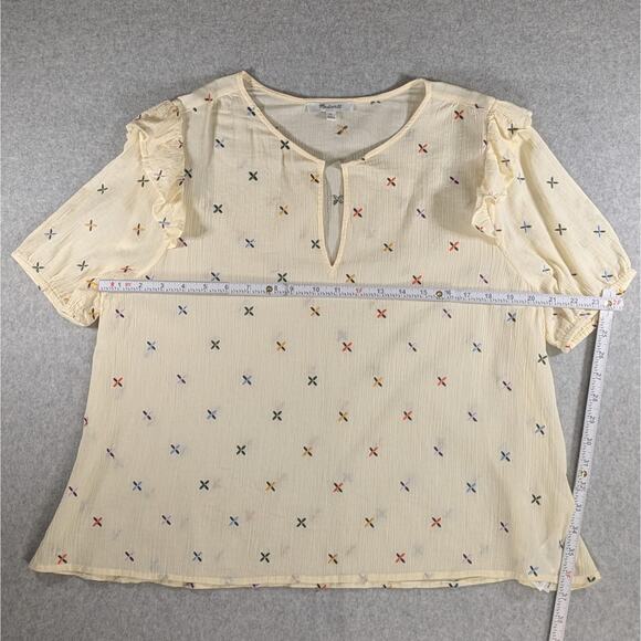 Madewell Embroidered Gazebo Top XL - Picture 7 of 13